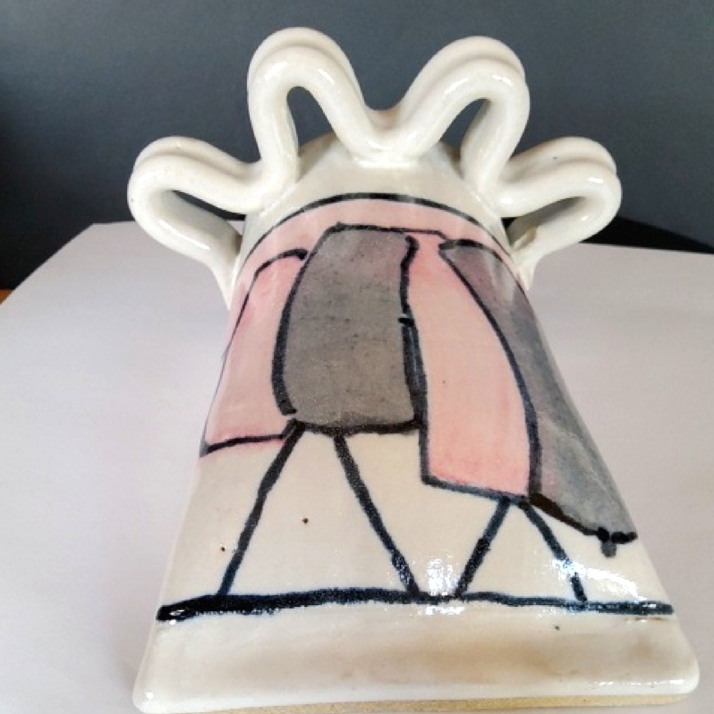 Vintage Hage Studio Pottery Wall Pocket